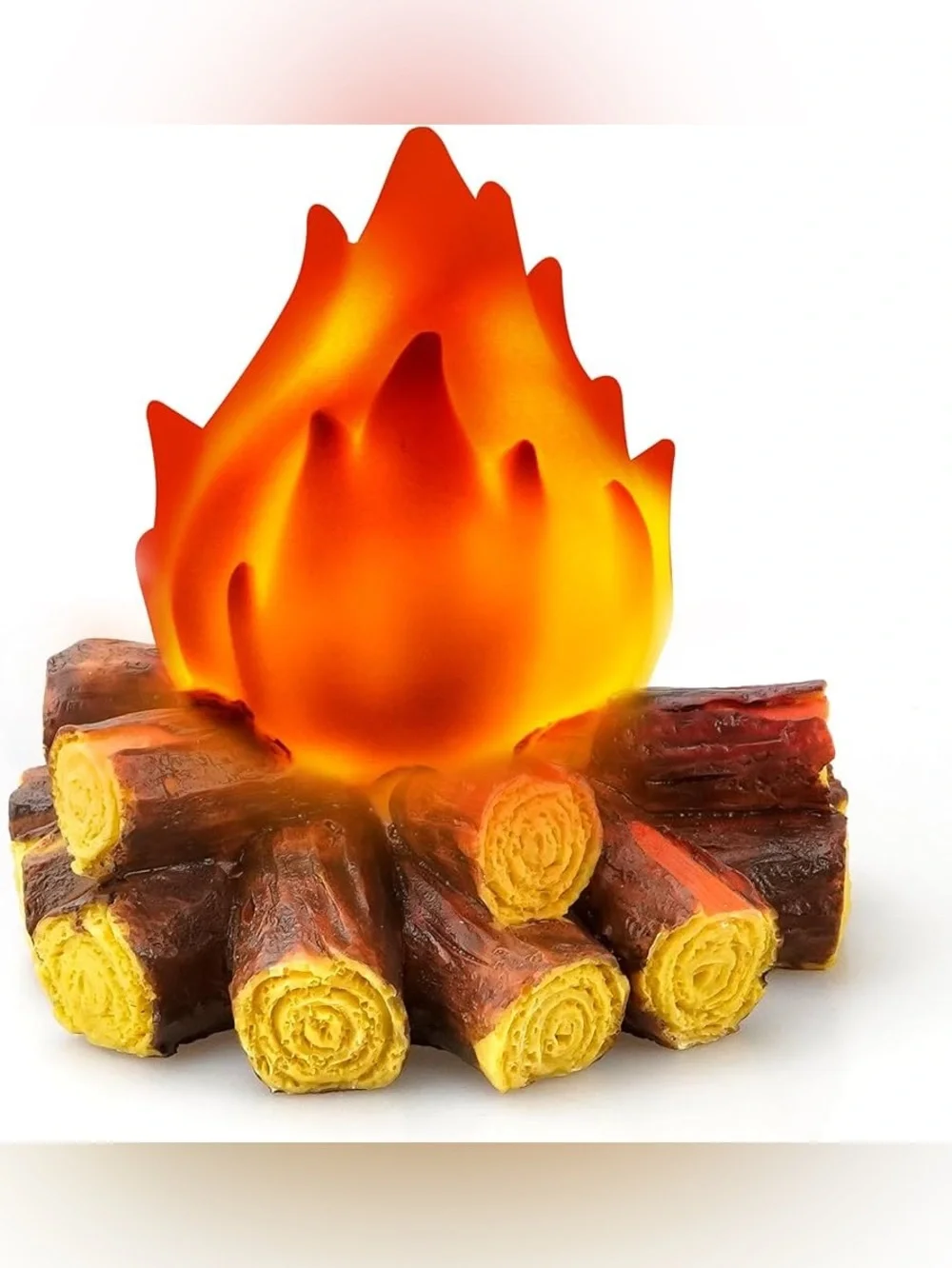 Decorative Orange Campfire LED Centerpiece - Home Party Supplies